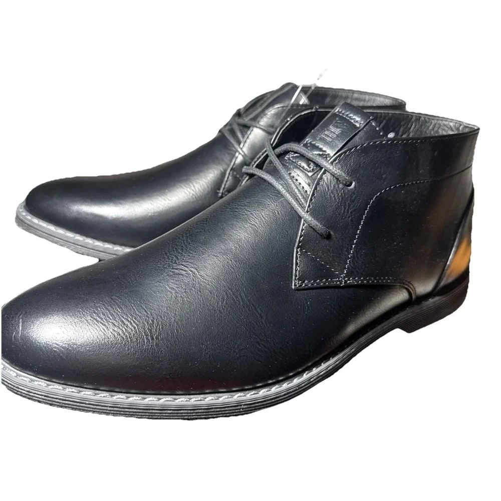 NEW London Fog LFM-Blackburn Boot, Men's Size: 10 M, Black, CL30089M ‎ (NIB)
